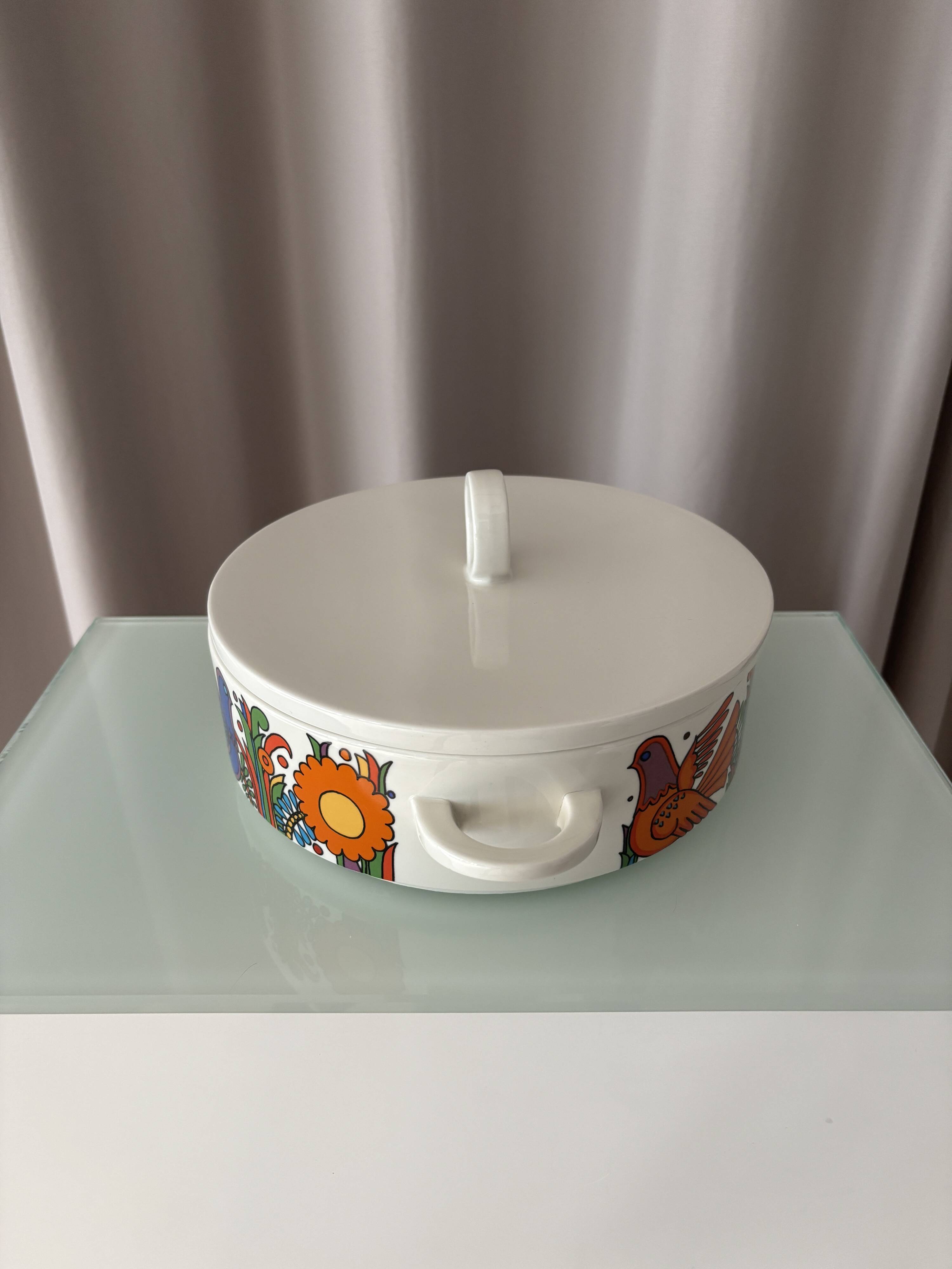 Vintage Villeroy & Boch Acapulco Covered Serving Dish