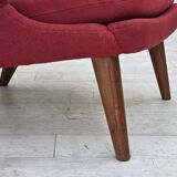 1970s, Danish design by Bent Møller Jepsen, "Teddy" chair, furniture wool.