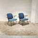 Paire de Fauteuils par Gijs van der Sluis pour van Der Sluis Steel Furniture