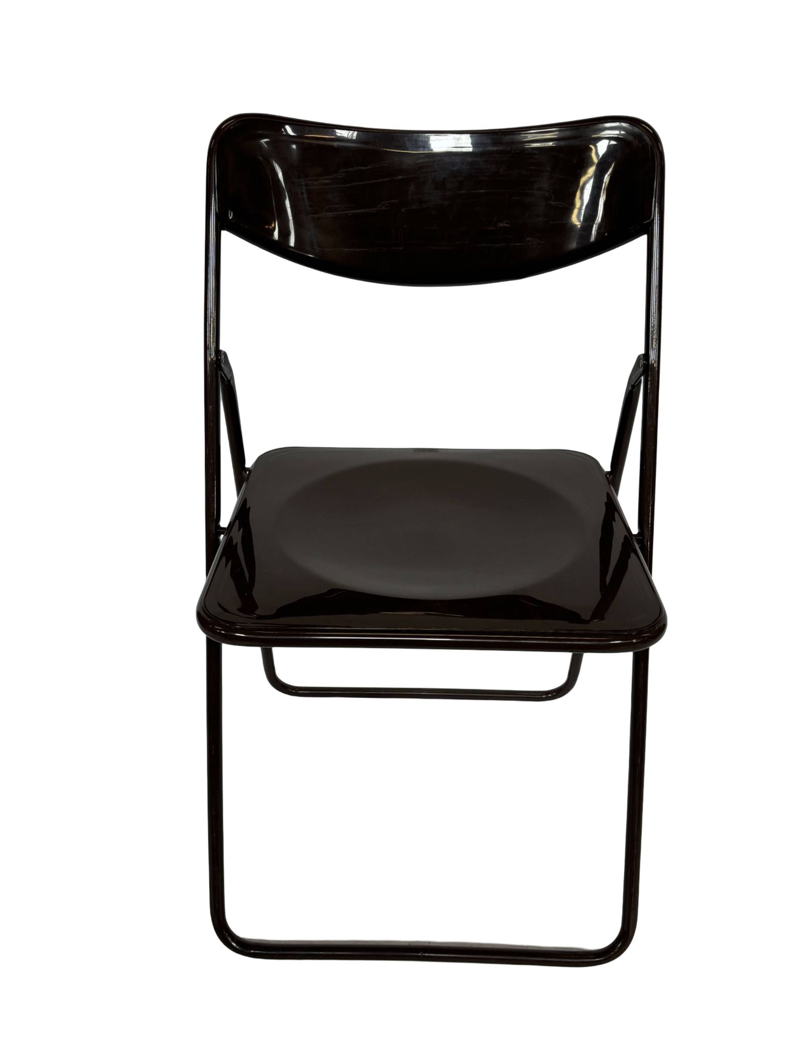 Vintage Ted Folding chairs Niels Gammelgaard for Ikea - Set of four - in Dark Brown