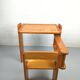 Foldable children's desk in pine 1970