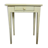 Bureau vintage en bois jaune