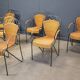 Wicker chairs attributed to Frederick Weinberg, 1960s, set of 6