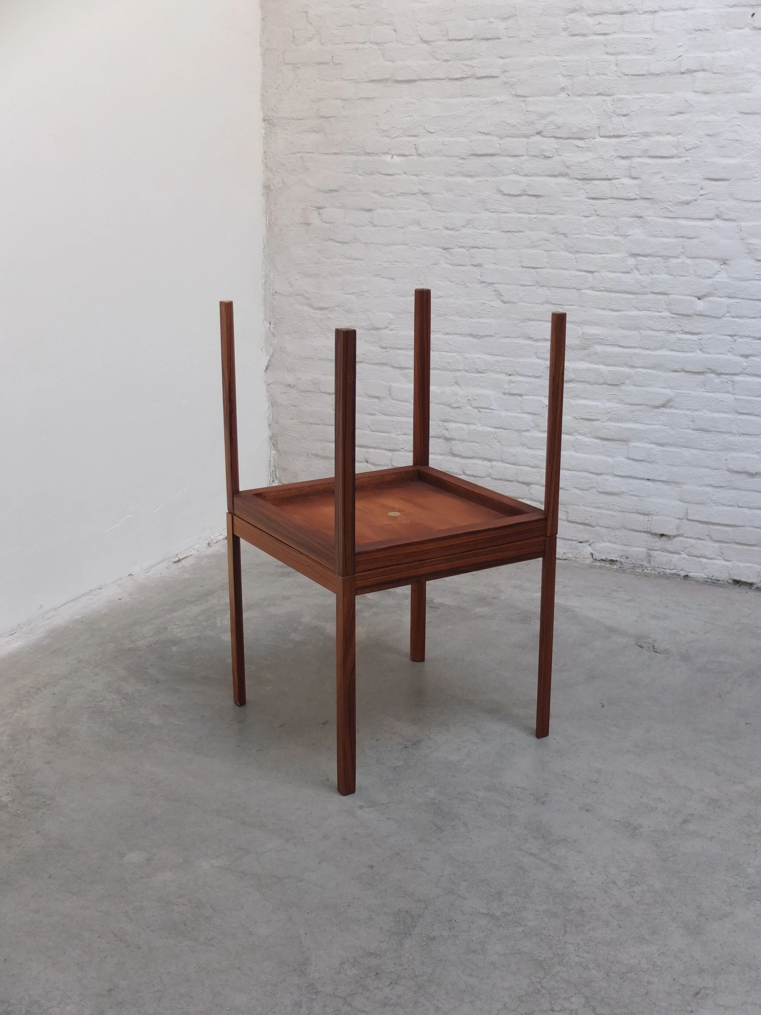 Pair of side tables in rosewood by Wilhelm Renz, 1960s