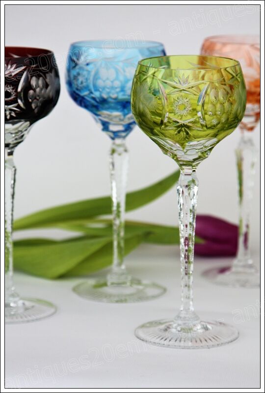 Series 6 of the Rhine wine glass or Roemer Nachtmann Crystal model Traube