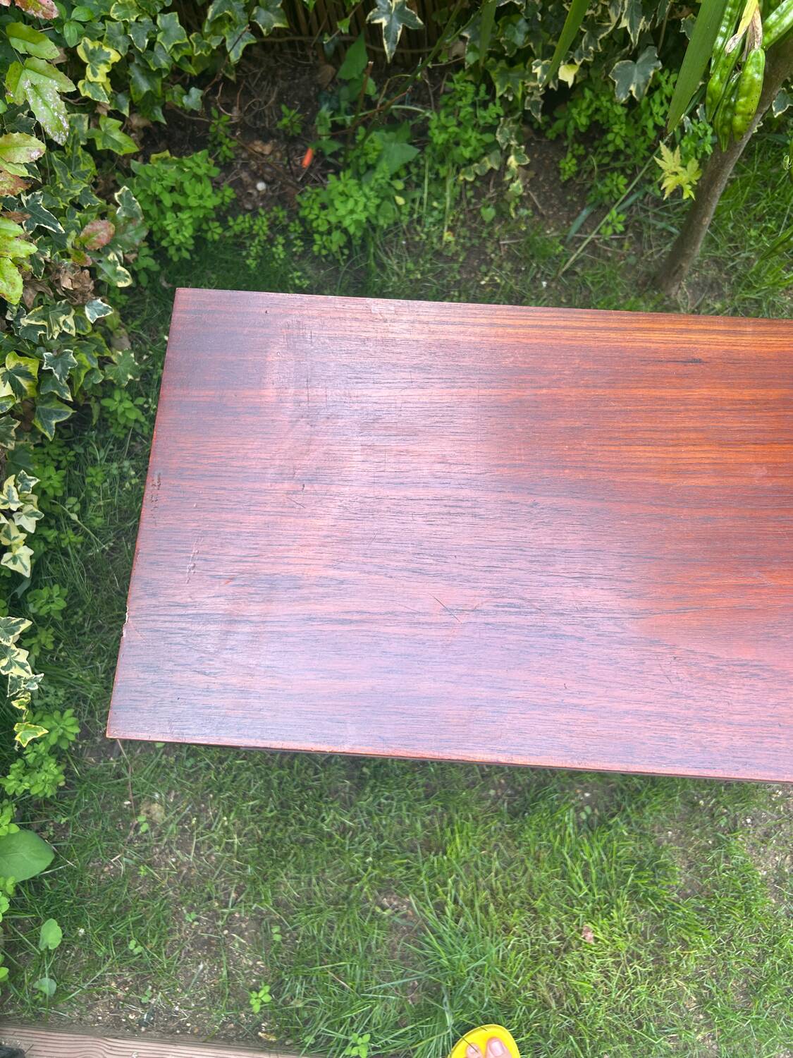 Small vintage teak sideboard