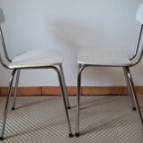 Pair of formica chairs