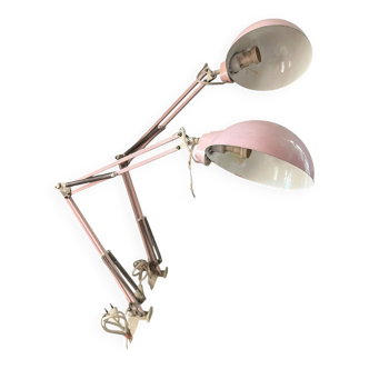 Pale pink architect lamp