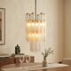 Lampadario Vintage in Vetro di Murano "Effetto Ghiaccio" – Anni '70 – Desig