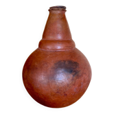 Vase bouteille de saké en terre cuite artisanale