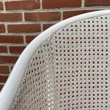 Vintage cane armchair 80