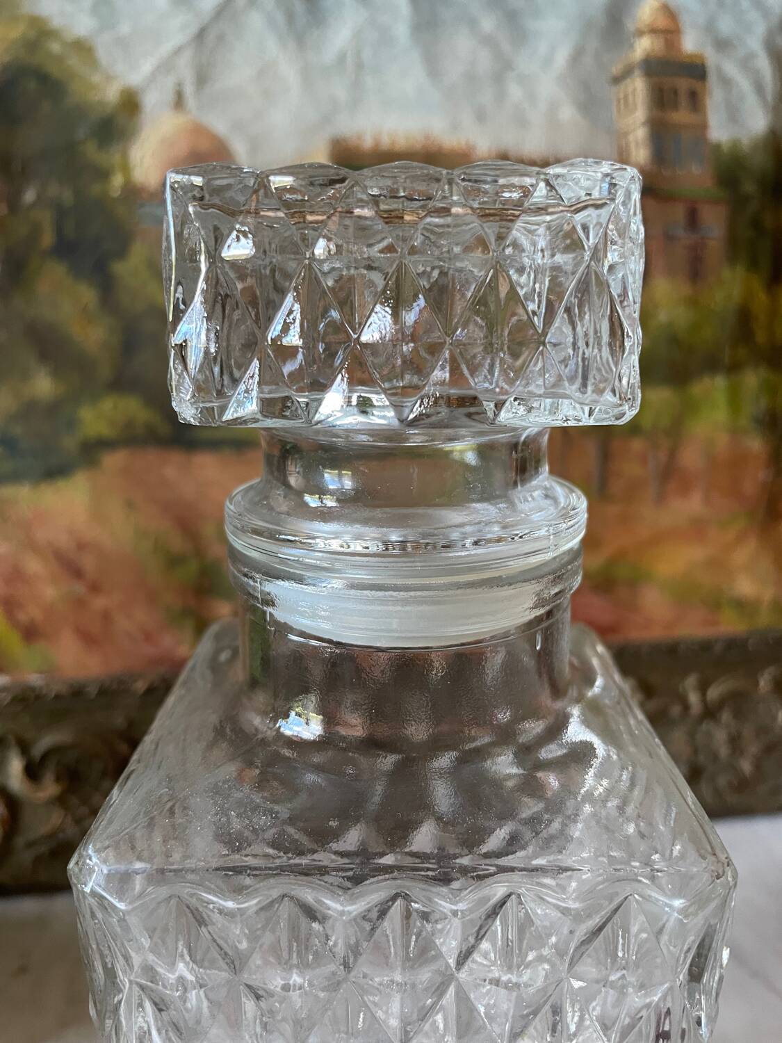 Carafe à whisky en verre