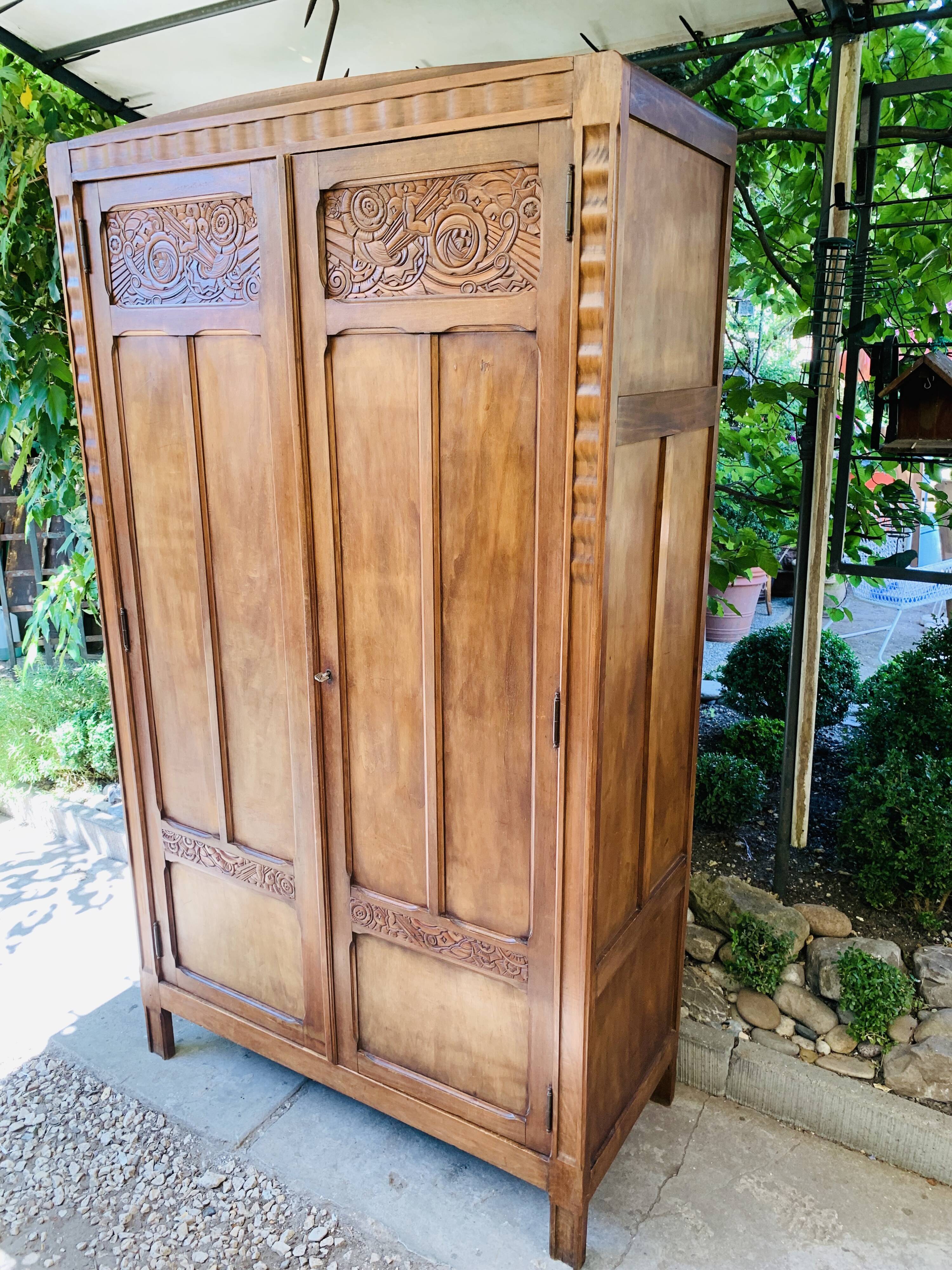 Art deco parisian wardrobe