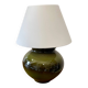 Glazed ceramic ball lamp