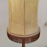 Vintage wooden floor lamp