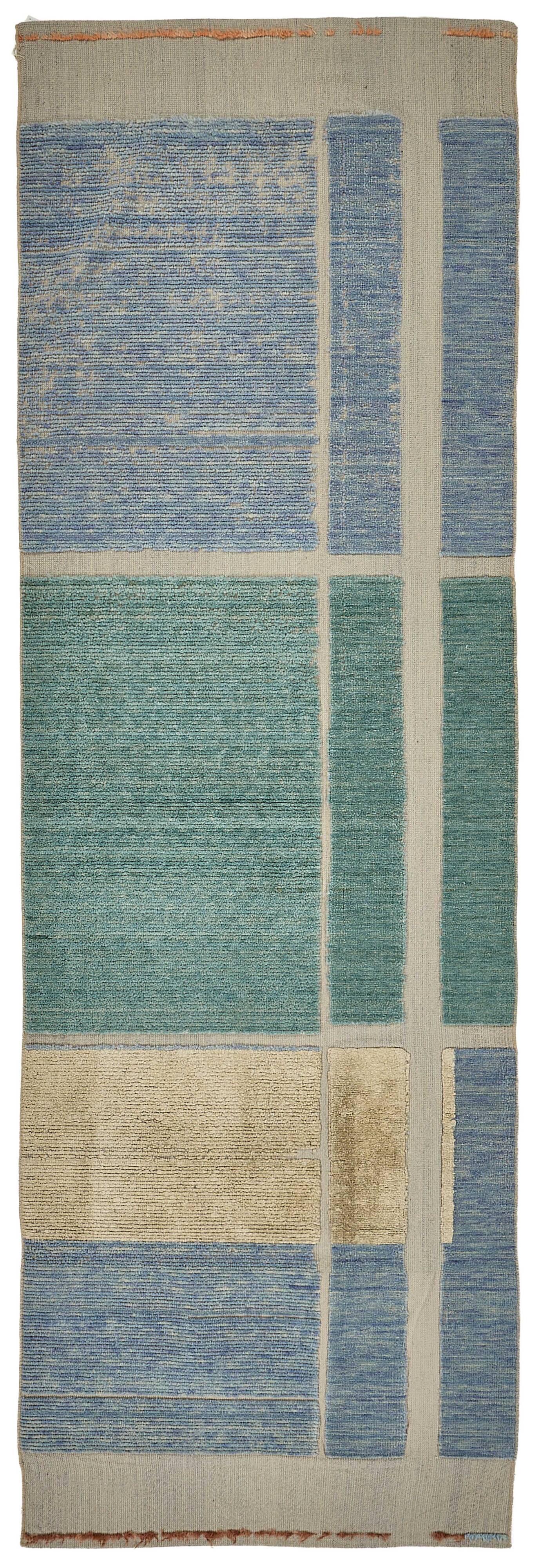 Turkish Handcrafted Loom Oushak Rug 106 cm x 330 cm