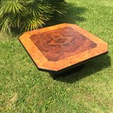 Vintage square coffee table Mario Sabot 1970