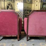 Pair of armchairs bergères Art Deco period