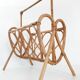 Porte-revues en rotin vintage