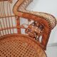 Fauteuil Emmanuelle ou fauteuil paon en rotin