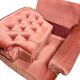 Fauteuil rose vintage