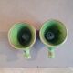 Pair of ceramic coffee cups