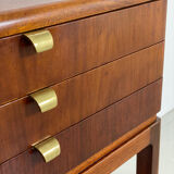 Danish console with drawers in mahogany 1940s