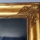 Frame and mirror circa 1830 47x41x6.5 cm gilded stucco wood SB618