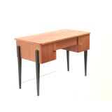 Vintage elegant desk with black legs made in the 60s
