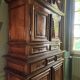 Two-body walnut buffet, High period regional.