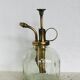 Vegetable vaporizer made of glass and brass