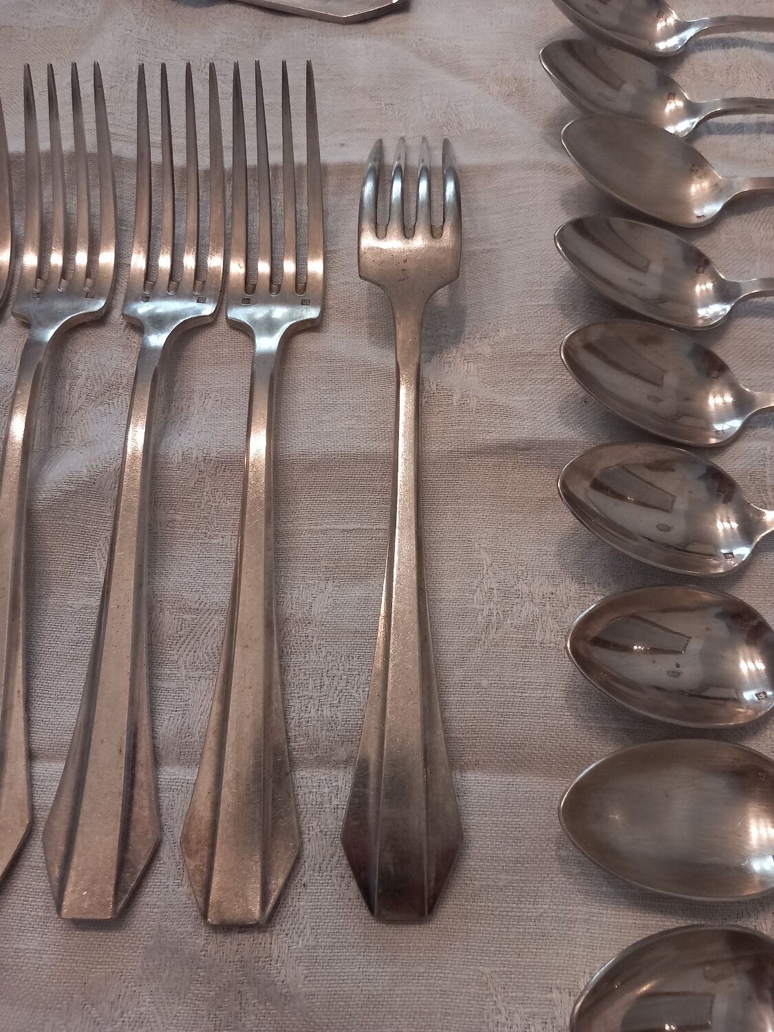 Housewife 37 pieces, art deco