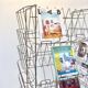 Magazine rack turnstile