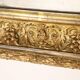 Golden Wood Wall Mirror
