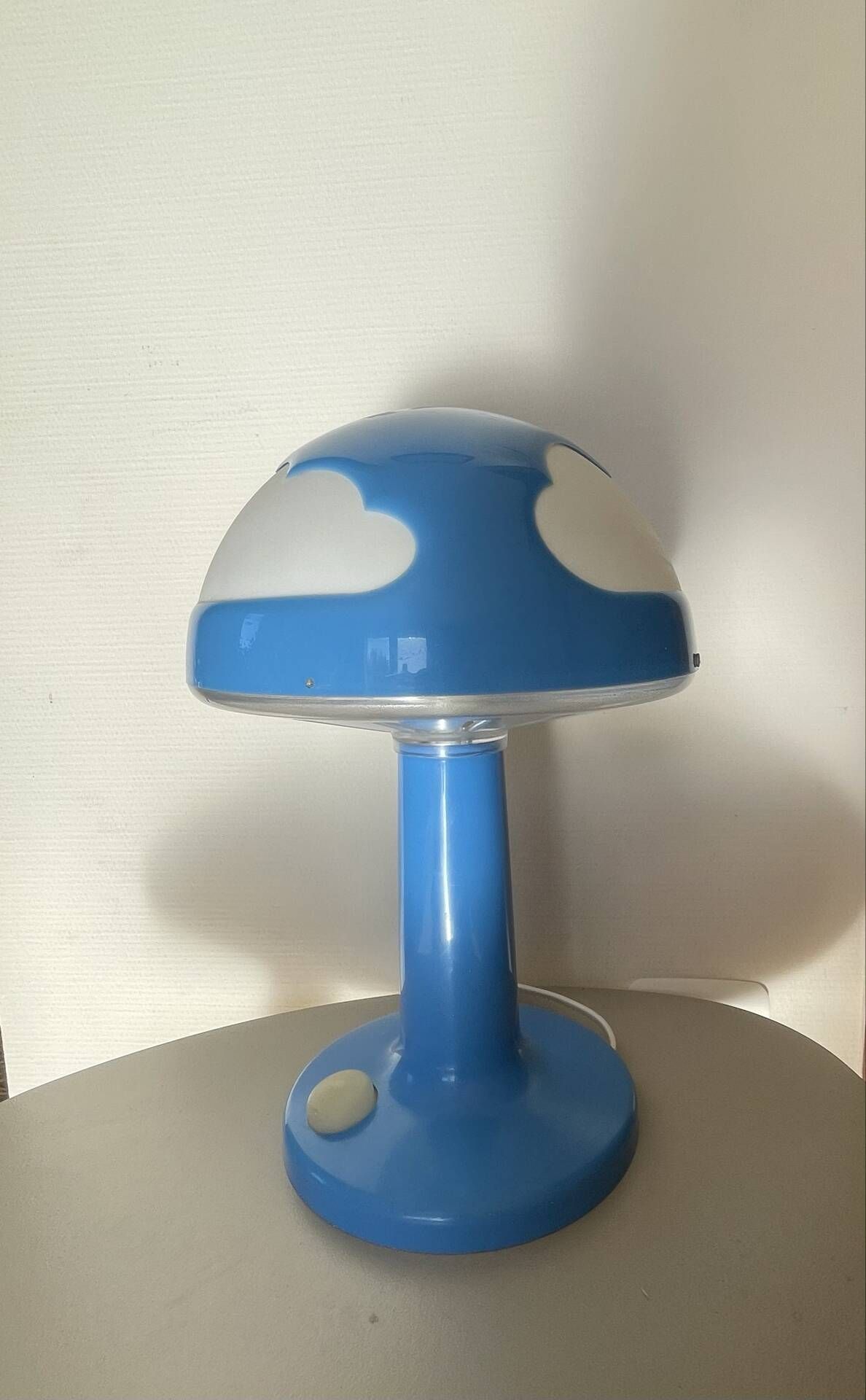 IKEA vintage Skojig blue lamp
