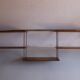 oak and copper shelf from the 50s