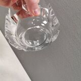 A crystal glass bowl, designed by Lars Hellsten for Orrefors Sweden 1980s