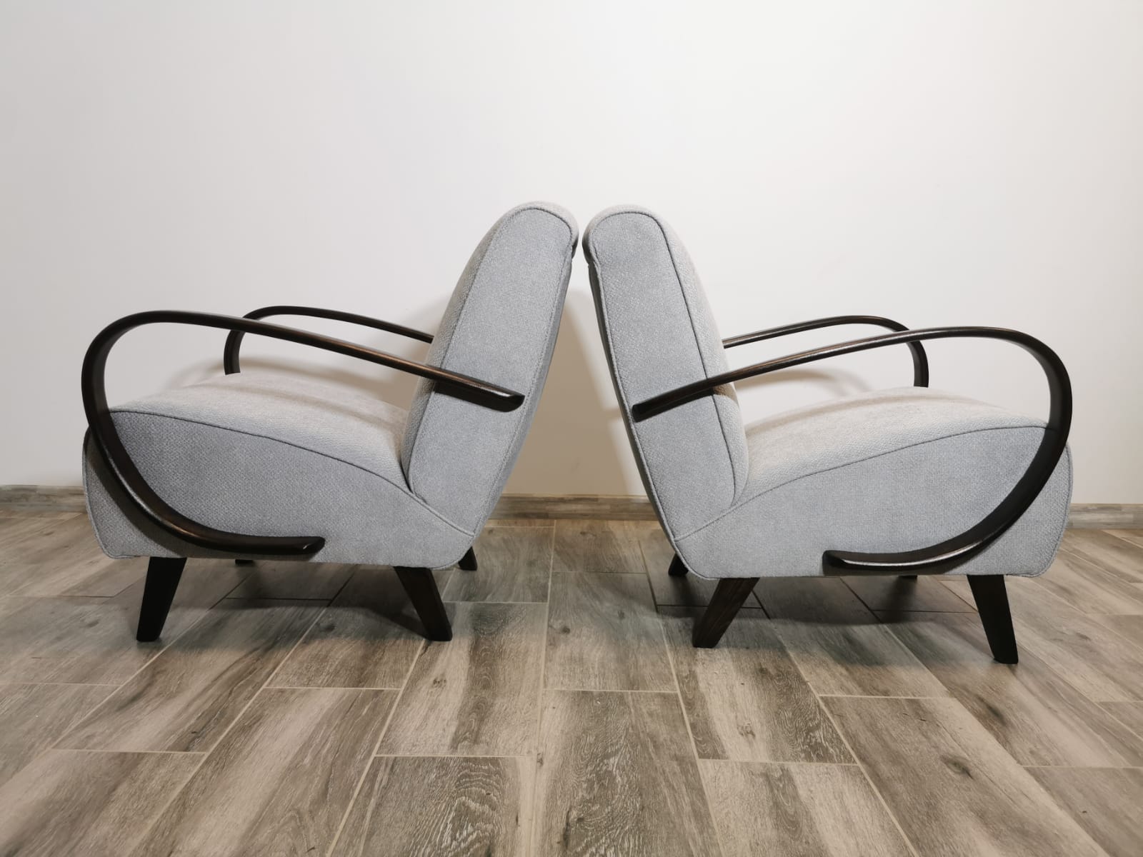 Armchairs by Jindrich Halabala, 1940s, Set of 2