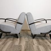 Fauteuils de Jindrich Halabala, années 1940, Set de 2