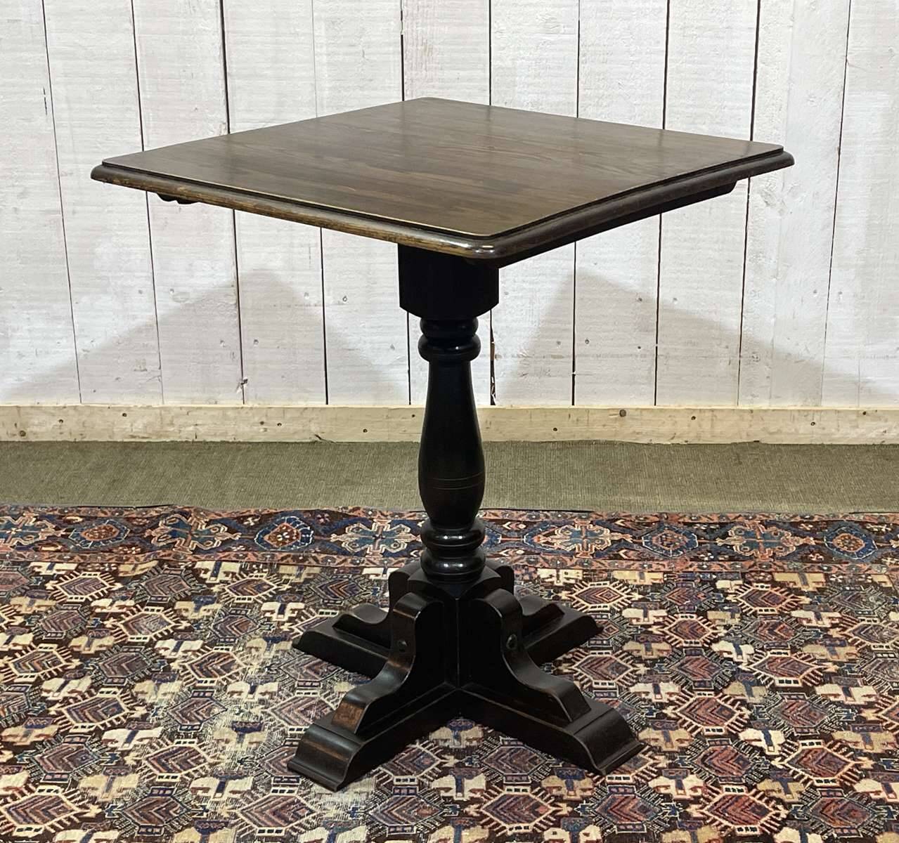 1970s English elm bistro table