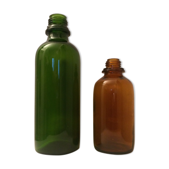 Old bottles of laboratory