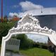 Miroir ancien à fronton 174/94 cm