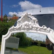 Miroir ancien à fronton 174/94 cm