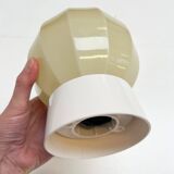 Beige Art Deco plafonnière van Thabur, 1940’s