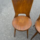 Suite of 6 Baumann chairs Dove model