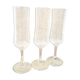 Trio of champagne flutes