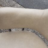 Pair of vintage swivel armchairs design xxeme