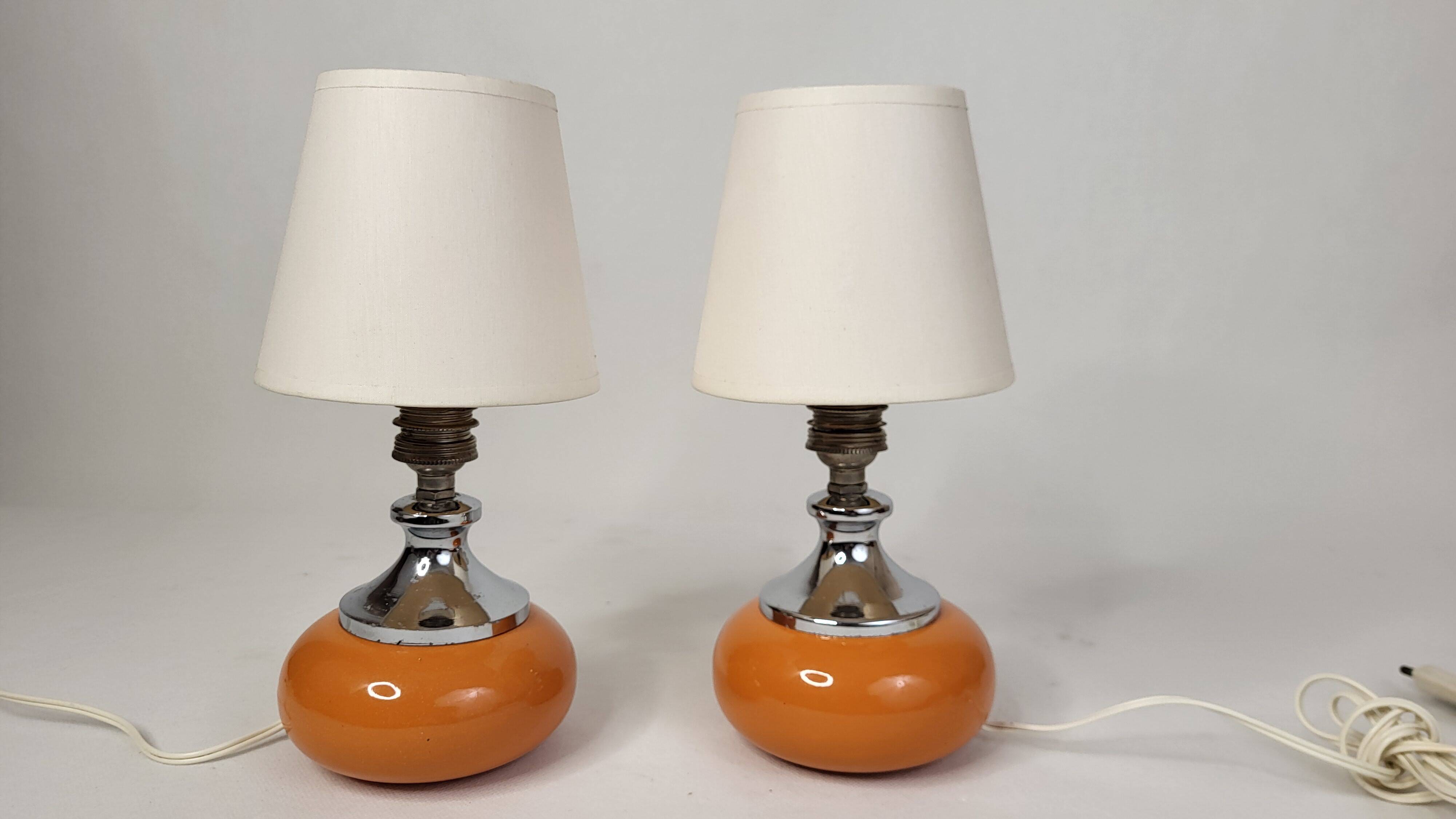 2 vintage lamps from the 70s