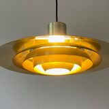 Brass Preben Fabricius & Jørgen Kastholm Pendant Lamp by Nordisk Solar Denmark