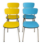 Set of 4 vintage Formica chairs